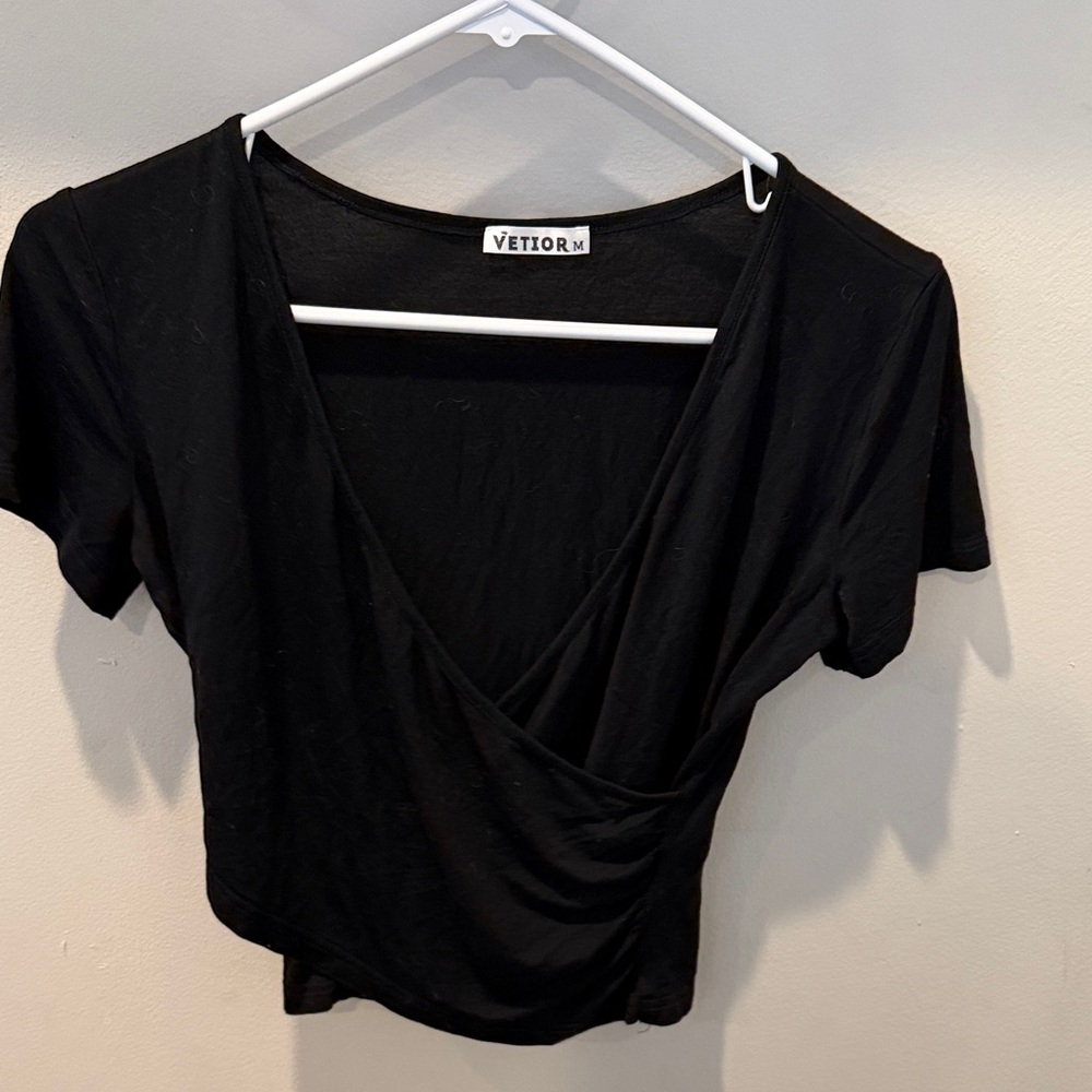 Black Women's Crop Top